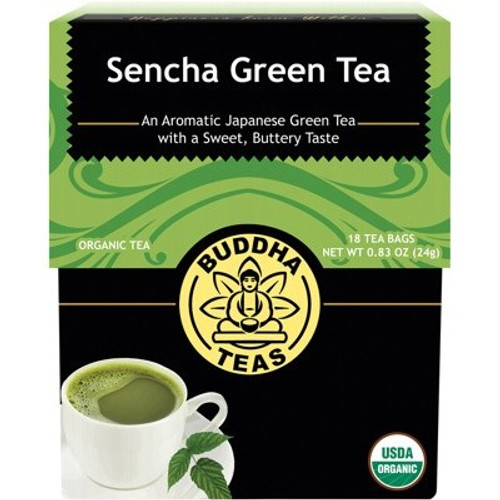 Sencha Green Tea Organic 18 Bags - Buddha Teas