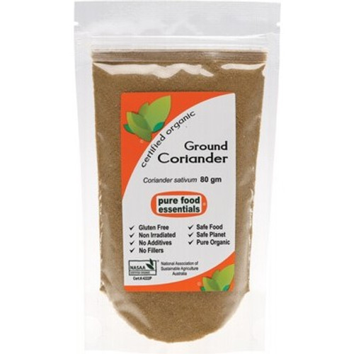 Coriander Ground 80g - Pure Food Essentials