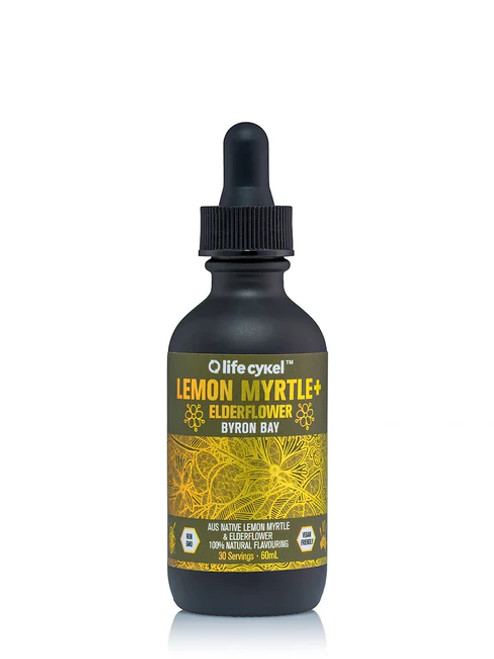Lemon Myrtle & Elderflower Australian Bush Flavouring 60ml - Lifecykel
