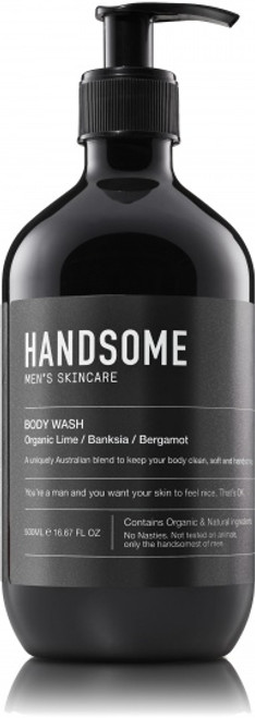 Body Wash Lime Banksia Bergamot Organic 500ml - Handsome Men's Skincare