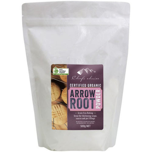 Arrowroot Powder Flour/Starch Organic 500g - Chef's Choice