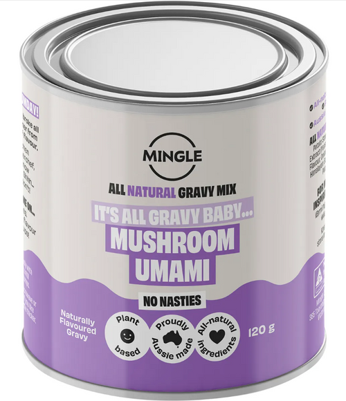 Gravy Mix Mushroom Umami Vegan 120g - Mingle Seasonings
