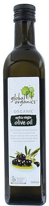Olive Oil Extra Virgin Organic 500ml - Global Organics