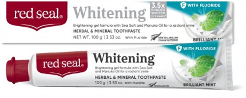 Toothpaste Whitening (Brilliant Mint) 100g - Red Seal