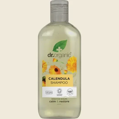 Calendula Shampoo Sensitive Scalp Calm & Restore Organic 265ml - Dr Organic