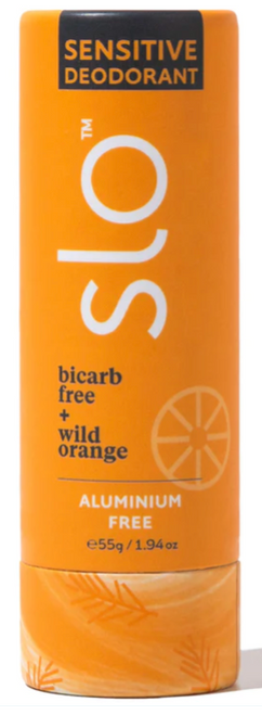 Deodorant Wild Orange + Bicarb Free Organic 55g Stick - SLO