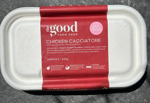 Chicken Cacciatore (2 serves) 600g ORGANIC - Good Farm