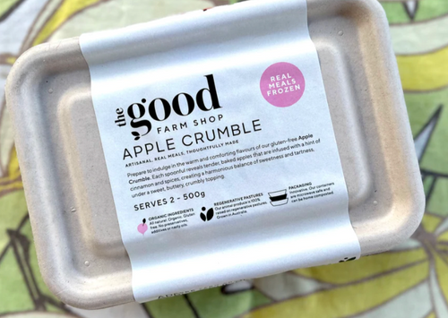 Apple Crumble (2 serves) 500g ORGANIC - Good Farm
