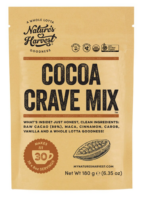 Cocoa Crave Mix 180g Organic - Nature's Harvest