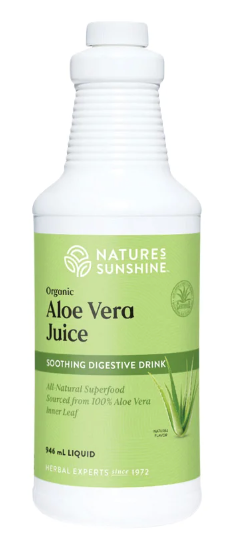 Aloe Vera Juice ORGANIC 946ml - Natures Sunshine