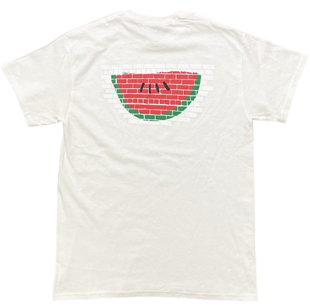 Brick Tee - White - WATERMELONISM