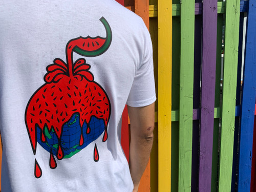 Cool Off Tee - White - WATERMELONISM Cool Off Tee - White - WATERMELONISM