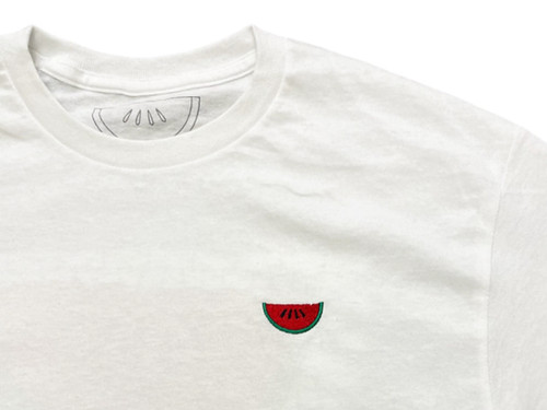 Brick Tee - White - WATERMELONISM