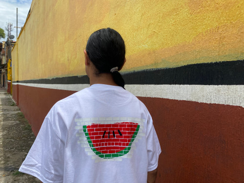 Brick Tee - White - WATERMELONISM