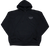 Travel Melon Hoody - Black w White