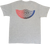 Wavy Fade Tee - Grey w Red and Blue