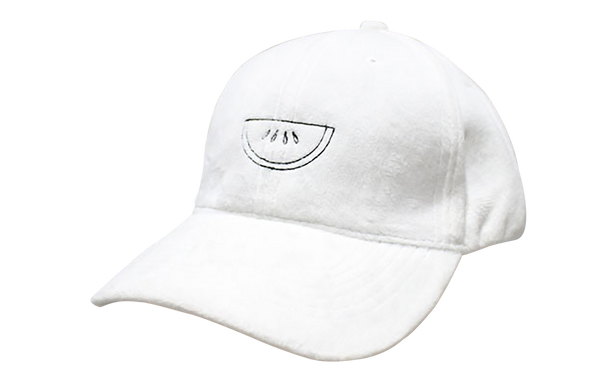 Velour Hat White Watermelonism