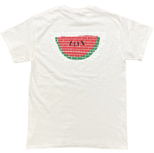 Brick Tee - White - WATERMELONISM