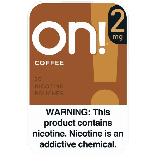 on! Coffee Nicotine Pouches - 5 Can Roll