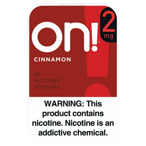 on! Cinnamon Nicotine Pouches - 5 Can Roll