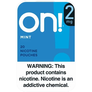 on! Mint Nicotine Pouches - 5 Can Roll