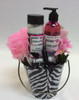 Athena Diamond LuxLife Spa Bucket Gift Basket