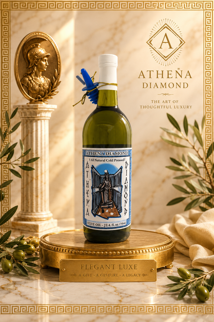 Athena Diamond Cold Pressed Extra Virgin Olive Oil 750ml (25.4 fl.oz.)