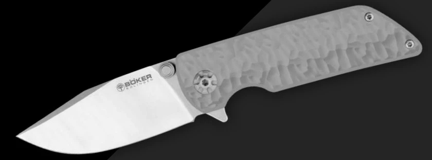 Boker Sherman EDC Full-TI Frame Lock Folding Knife Magnacut Blade BK110157