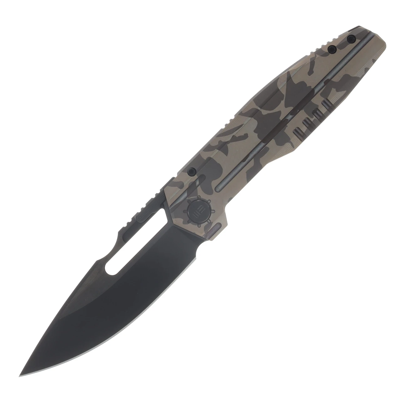 We Knife Co Army Inspired Reveille Framelock Folding Knife M390/Desert Terrain WE23057-3