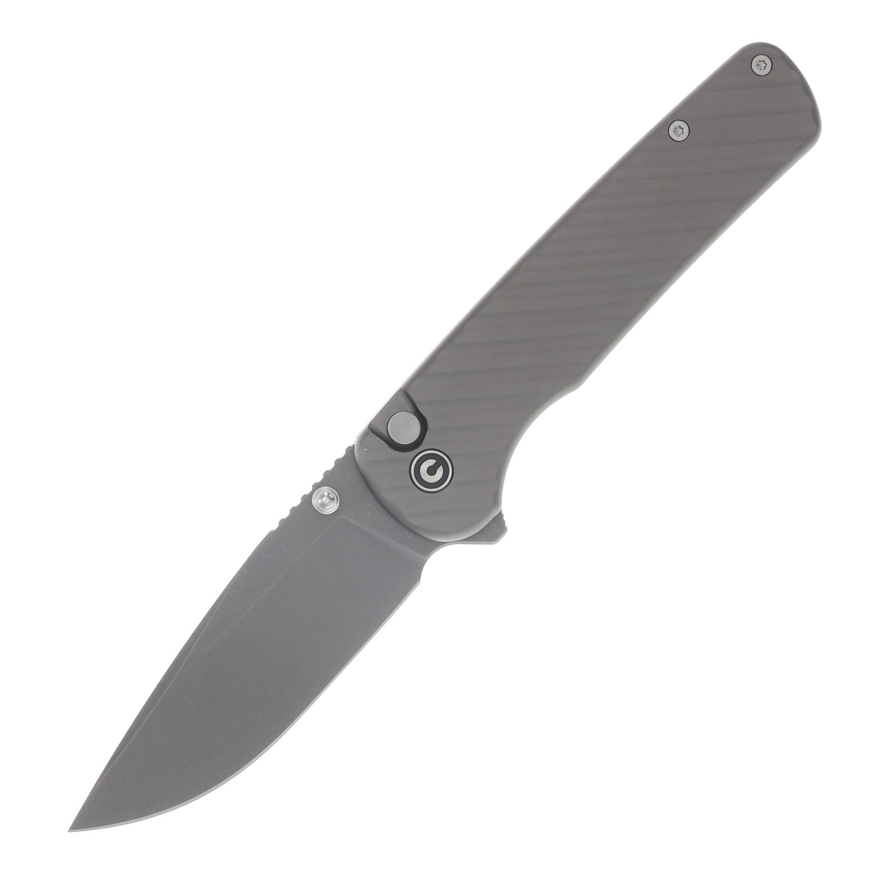 CIVIVI Iron Tide Folder Gray Aluminum Handle Gray Stonewashed 14C28N Blade C25011-3