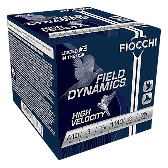 Fiocchi Field Dynamics .410 Bore 3in #9 Lead 11/16 oz 250 Rounds