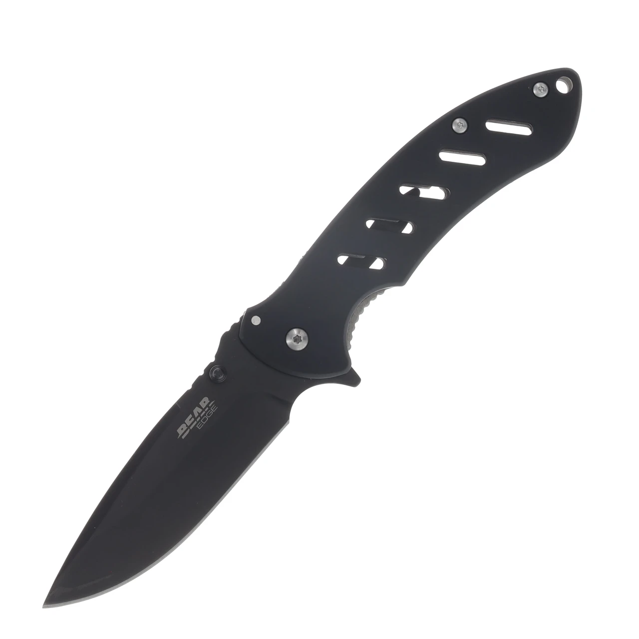 Bear Edge 513 Large Framelock Folding Knife Blackout Stainless BR71513