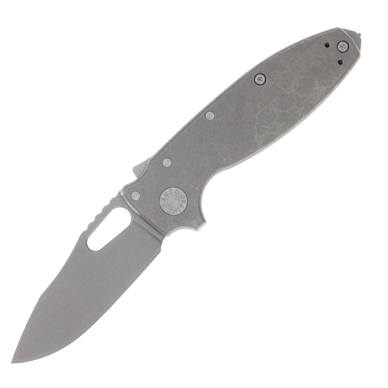 Demko Knives Shark-A-Tac Shark-Lock Knife | Smooth Ti Spike SHRKATAC-TI-SPK