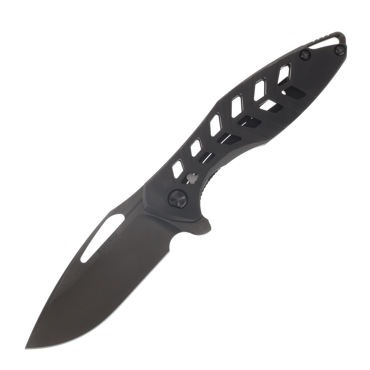 Koenig Arius Framelock/M398 Raw DLC/6AL4V Ti DLC Osseus 2.0 Handles AR18688888