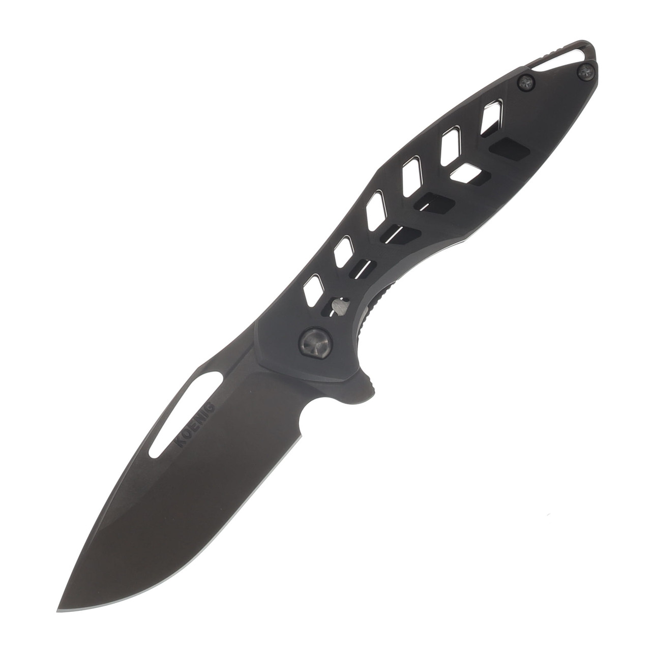 Koenig Mini Arius Framelock/M390 Raw DLC/6AL4V Ti DLC Osseus 2.0 Handles MA18688888