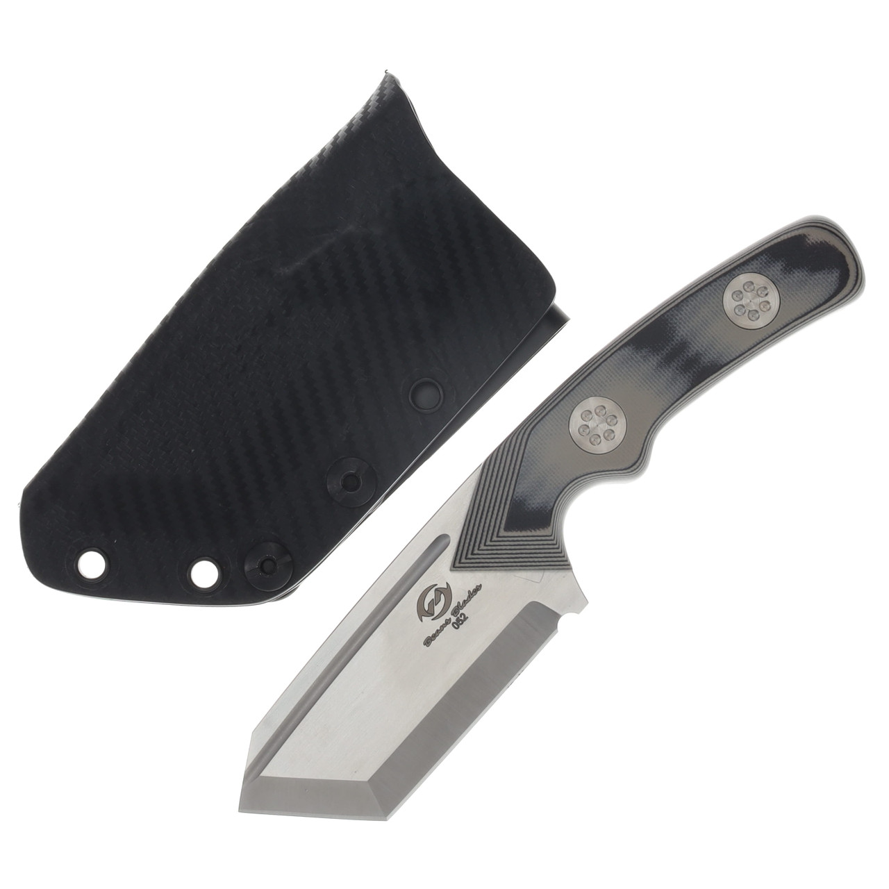 Beans Blades Mini Warrior Tan & Black G-10 Handle M390 Blade BBMWARTBG10