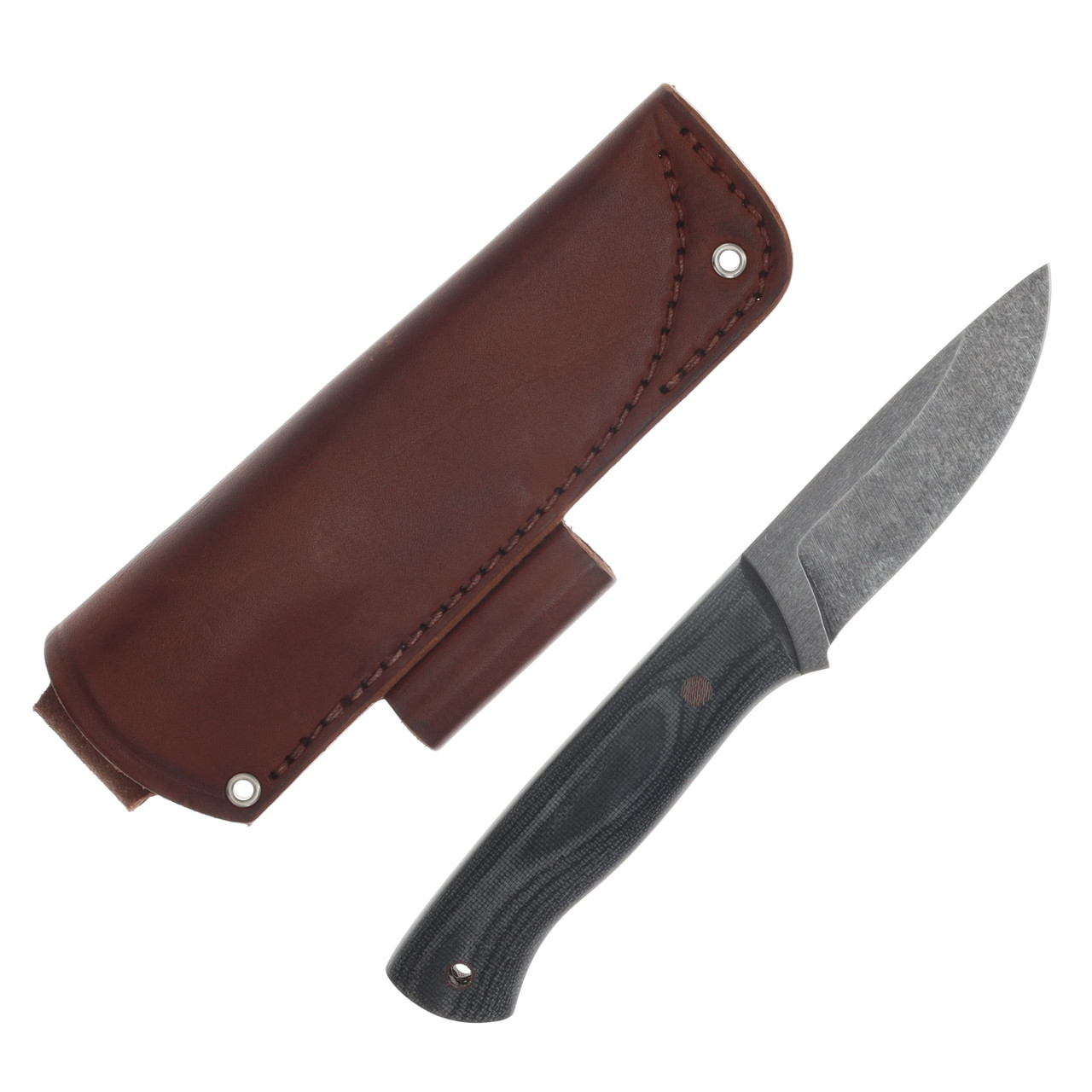 Red Crow Knife and Tool Procut Bushcrafter Fixed Blade Micarta Handle RCBC1