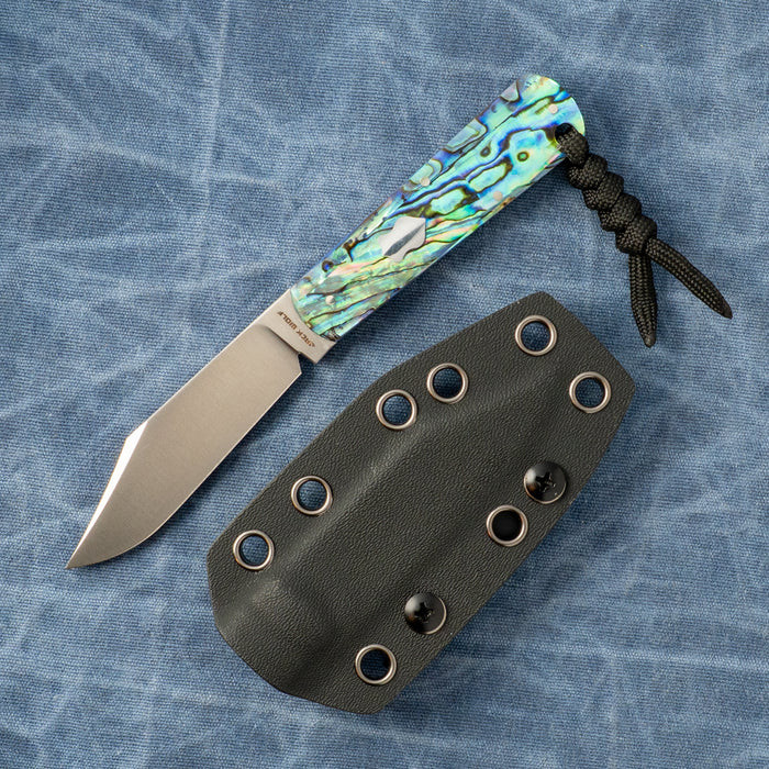 Jack Wolf Gateway FIXedc Fixed Blade Knife Satin/Abalone with