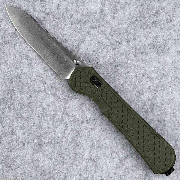 Piratech Kraki Lite Folder Washed Green G-10 Handle Satin S30V Blade K03L2