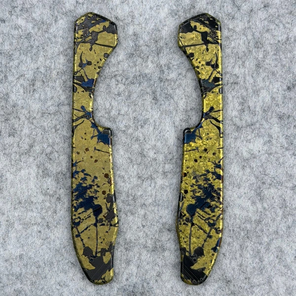 Piratech Slippy Kraki Inlay Graffiti Gold Crystallized Heat Treated Titanium SKIC08
