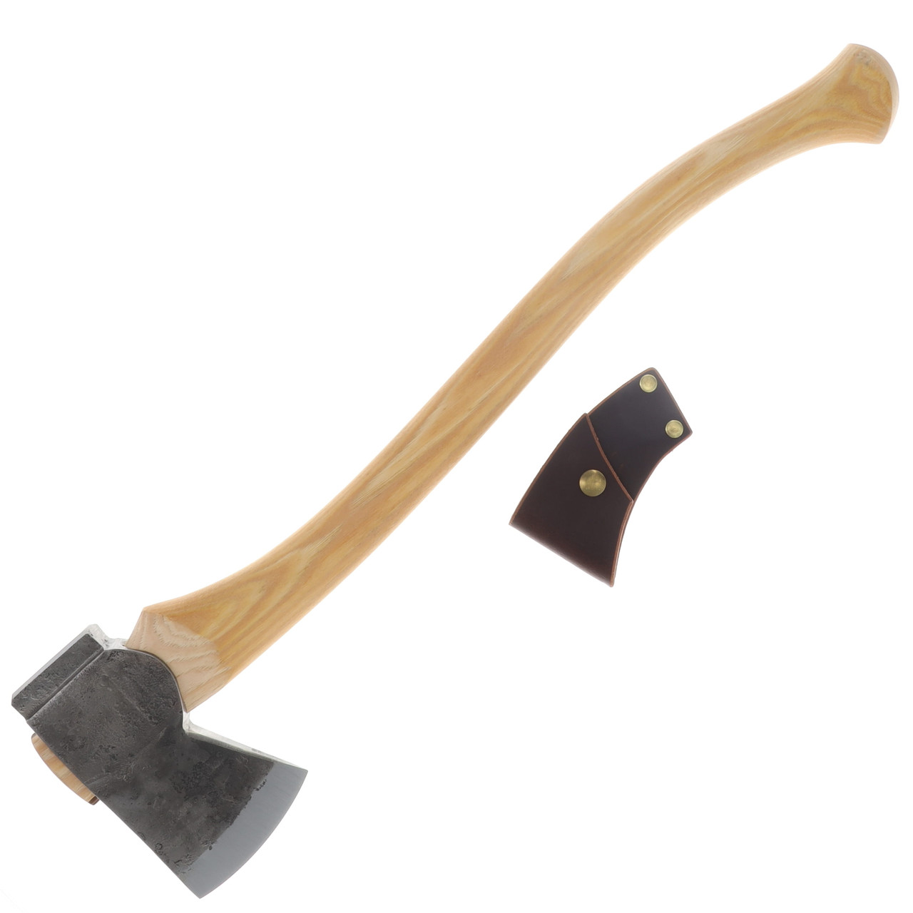 Hoffman Blacksmithing 2.25lb Camp Axe 24" Oval Handle Bulb End HOFCAOB