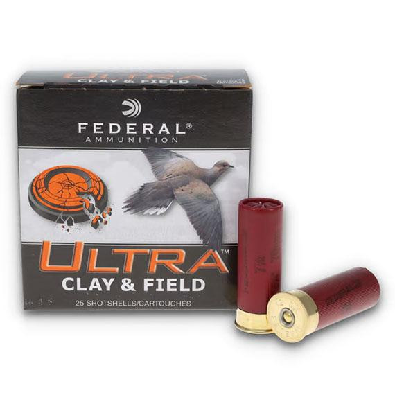 Federal Ultra Clay & Field 12ga 2.75in #7.5 Ammo 1-1/8oz 25rd Box