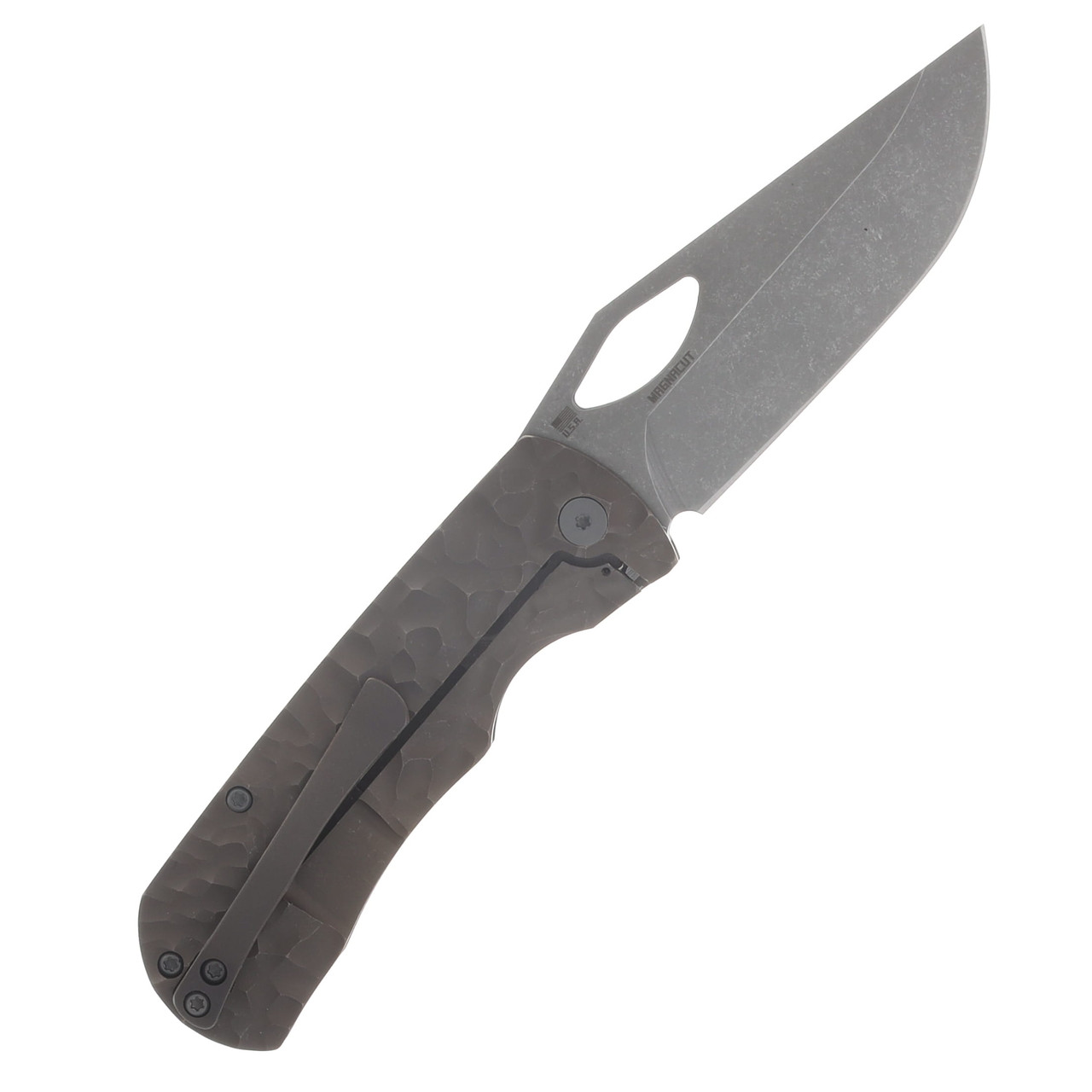 McNee's Little Dixon 3.25 Folding Knife Rock Bronze Atomic