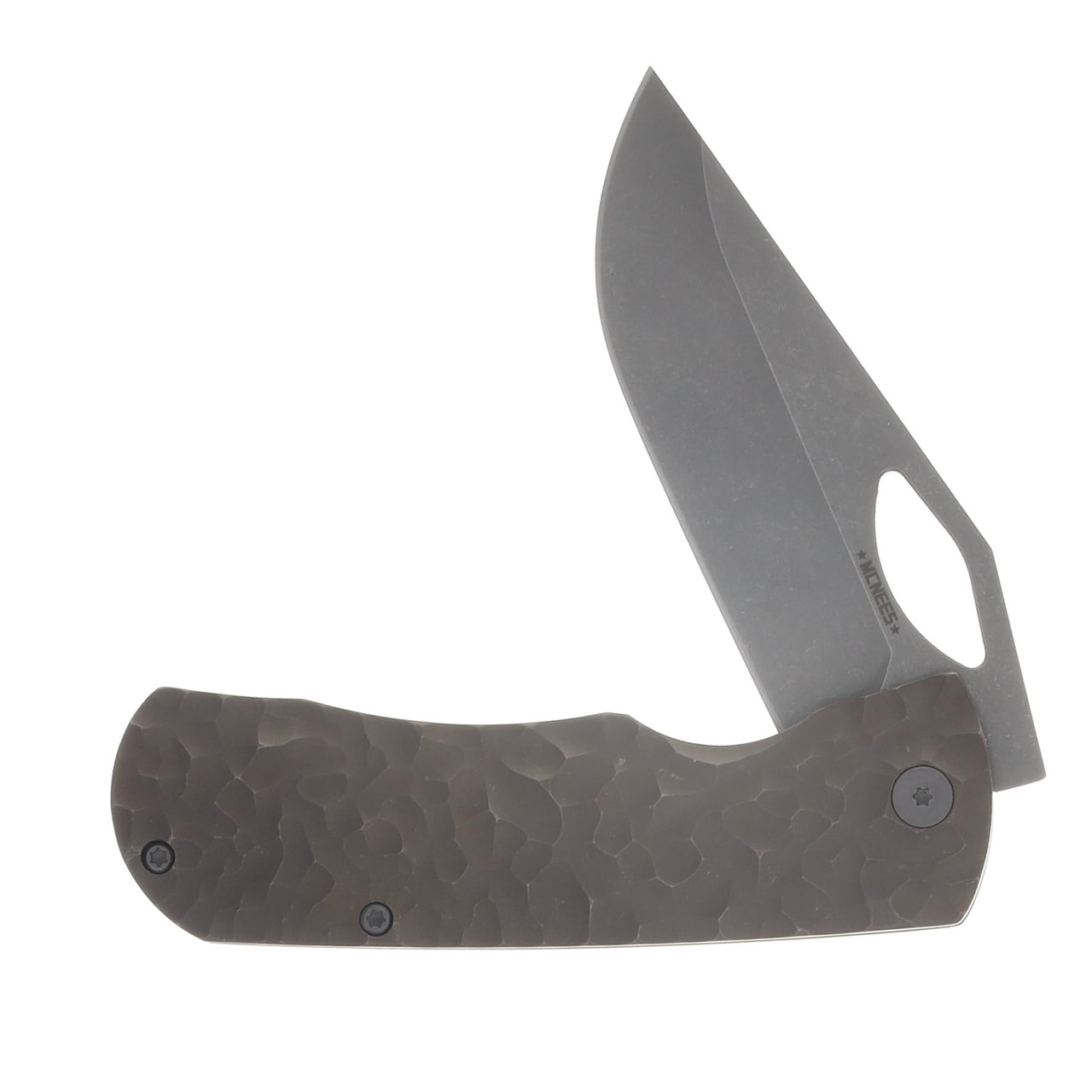McNee's Little Dixon 3.25 Folding Knife Rock Bronze Atomic