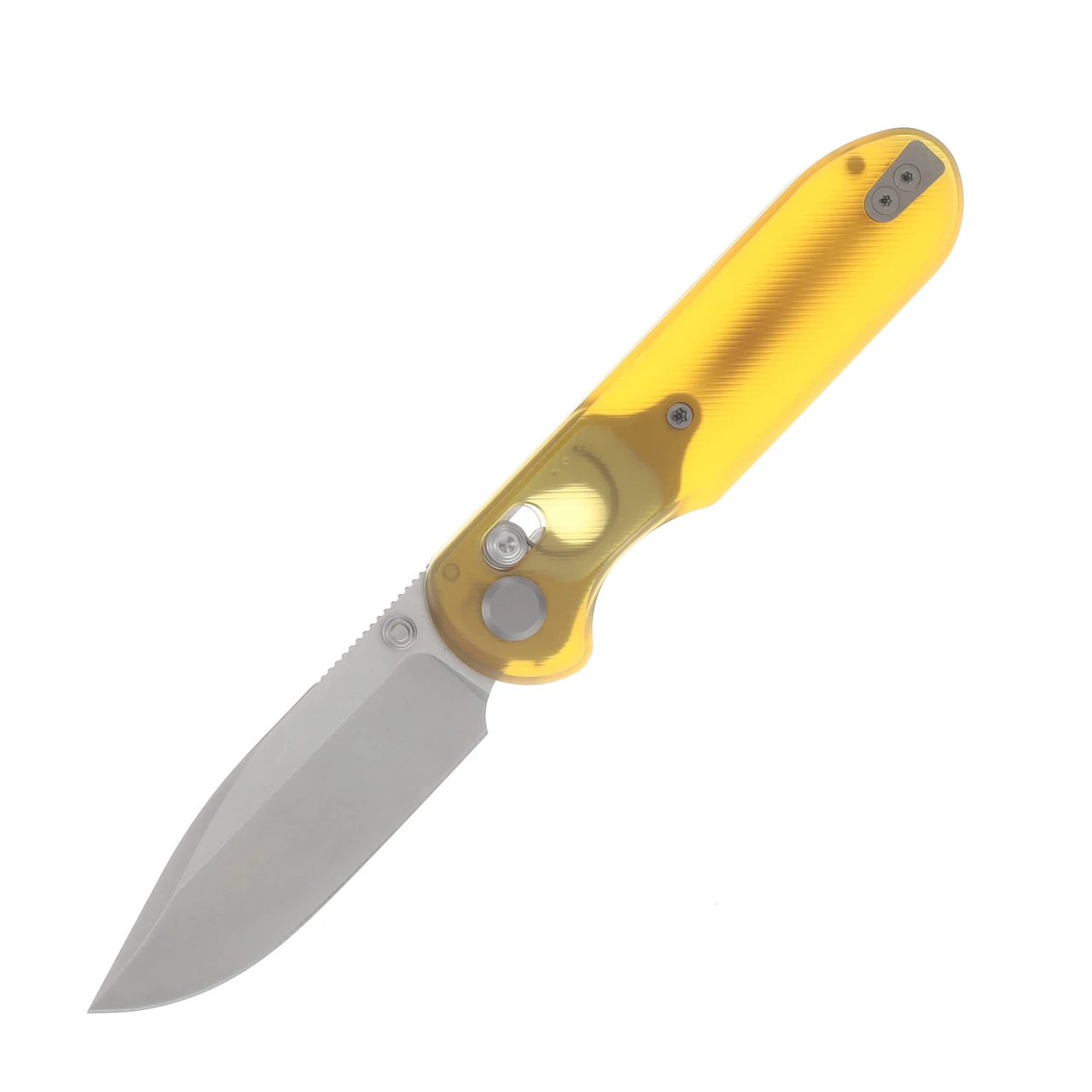 GEO Knife Ethereal Cutter Axis Lock Folder Stonewash M390 Blade GEO2402E Ultem Handle  GEO2402E