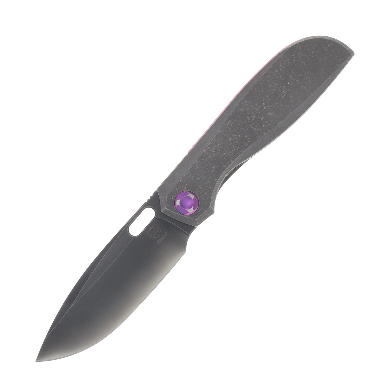 Poikilo Blade Gecko Folding Knife Standard DSW V1 TI Handle M398 Blade POIBGECSDWV1SOLID