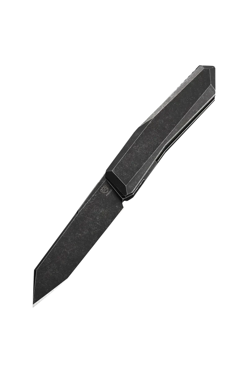 Poikilo Blade Prism Large Standard DSW Folding Knife TI Handle