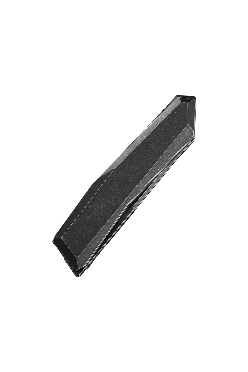 Poikilo Blade Prism Large Standard DSW Folding Knife TI Handle