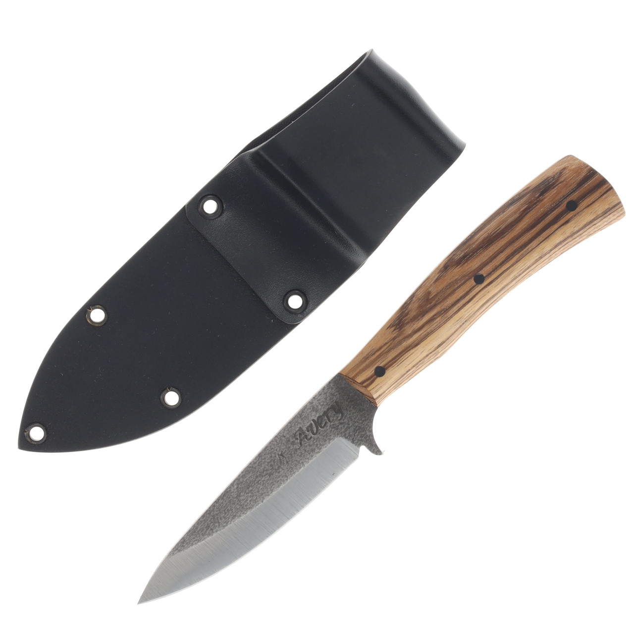 Avery Knifeworks Bird and Trout Knife Fixed Blade Forged Magnacut/Zebrawood AK03Z