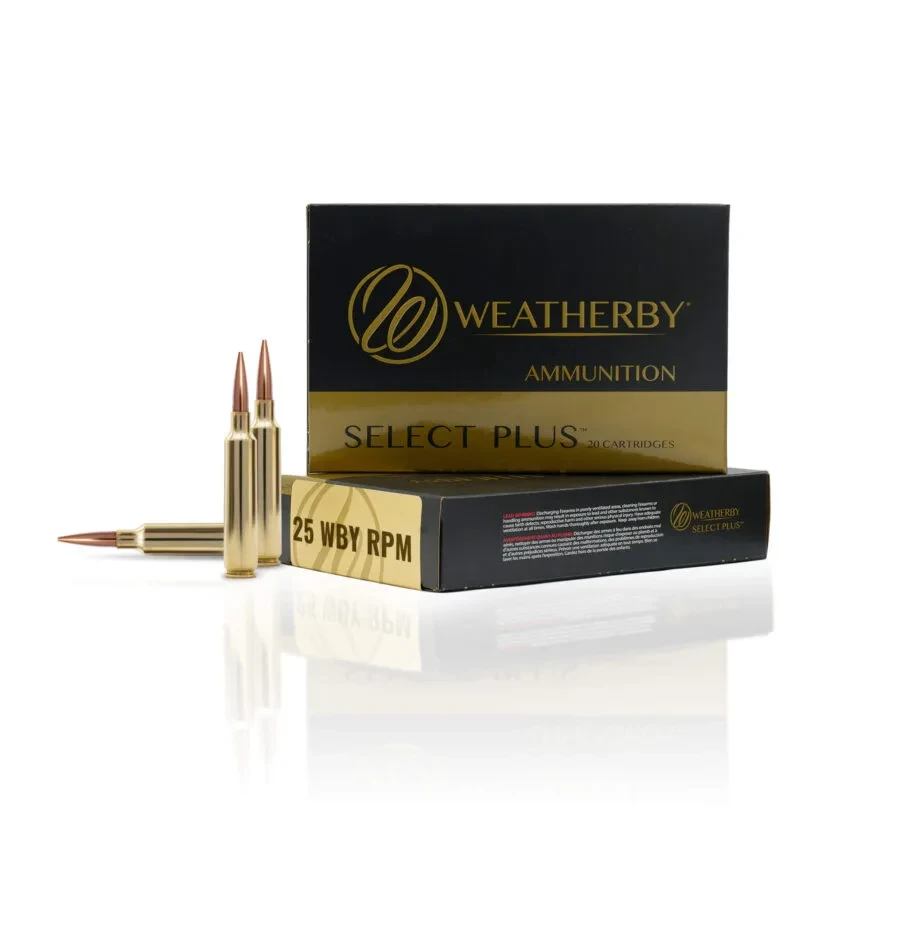 Weatherby Select Plus .25 WBY RPM Ammo 117gr Barnes LRX 20Rds Box